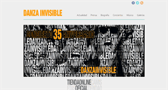 Desktop Screenshot of danzainvisible.com